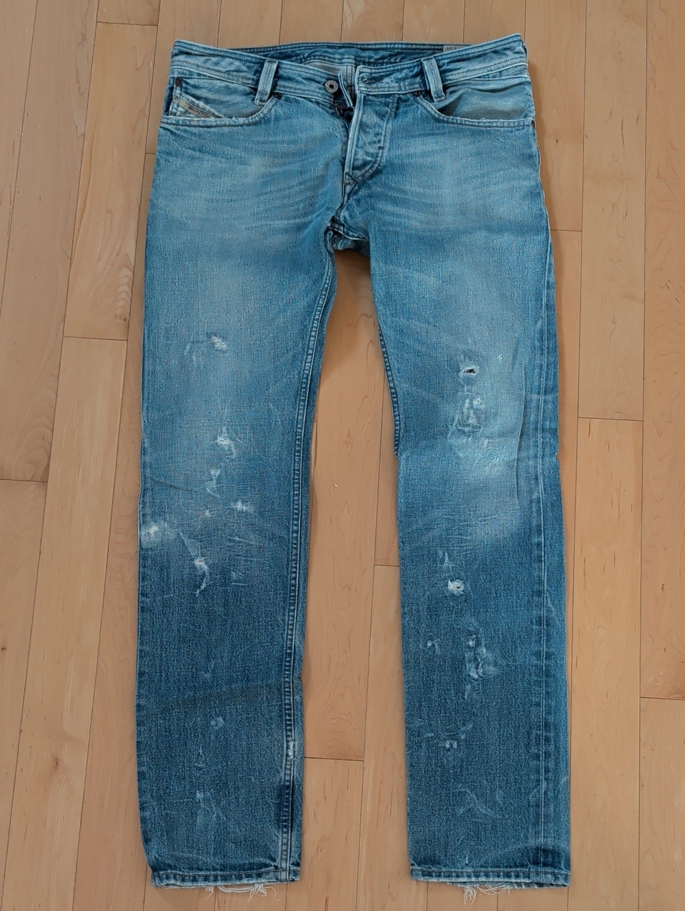 Vintage Men's Diesel Slammer Distressed Jeans W32 L34